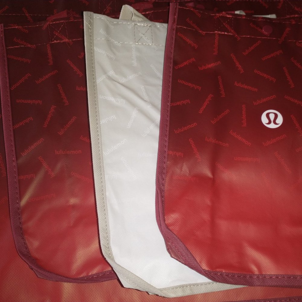 Set of 3 Lululemon Small reusable totes